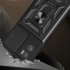 Husa pentru Motorola Moto E22 / Moto E22i - Techsuit CamShield Series - Black Negru