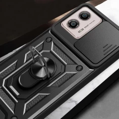 Husa pentru Motorola Moto G13 / G23 / G53 - Techsuit CamShield Series - Black Negru