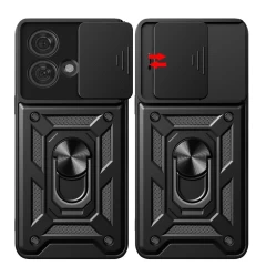 Husa pentru Motorola Edge 40 Neo - Techsuit CamShield Series - Black Negru