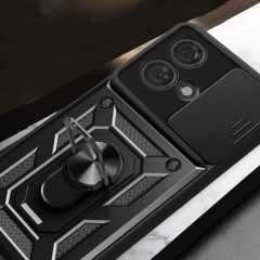Husa pentru Motorola Edge 40 Neo - Techsuit CamShield Series - Black Negru