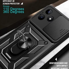 Husa pentru Realme C53 - Techsuit CamShield Series - Black Negru