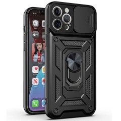 Husa pentru iPhone 12 Pro Max - Techsuit CamShield Series - Black
