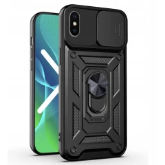 Husa pentru iPhone XS Max - Techsuit CamShield Series - Black Negru