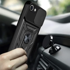 Husa pentru iPhone 6/ 6S - Techsuit CamShield Series - Black Negru