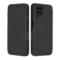 Husa pentru Samsung Galaxy A12 / A12 Nacho - Techsuit Safe Wallet Plus - Black Negru
