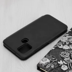 Husa pentru Samsung Galaxy A21s Techsuit Safe Wallet Plus, Black Negru