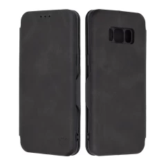 Husa pentru Samsung Galaxy S8 Techsuit Safe Wallet Plus, Black Negru