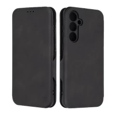 Husa pentru Samsung Galaxy S23 FE Techsuit Safe Wallet Plus, Black Negru