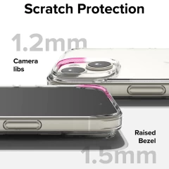 Husa pentru iPhone 15 Plus - Ringke Fusion - Clear transparenta