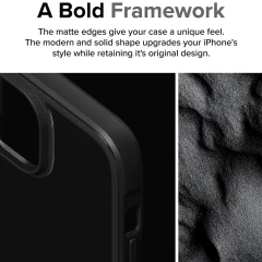Husa pentru iPhone 15 - Ringke Fusion Bold - Black Negru