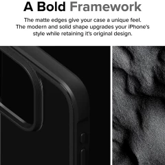 Husa pentru iPhone 15 Pro - Ringke Fusion Bold - Black Negru