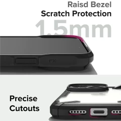 Husa pentru iPhone 15 Pro - Ringke Fusion X - Black Negru
