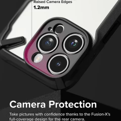 Husa pentru iPhone 15 Pro - Ringke Fusion X Design - Camo Black Camo Black