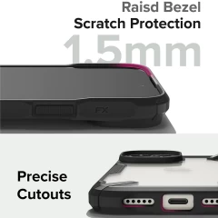 Husa pentru iPhone 15 Plus - Ringke Fusion X Design - Camo Black Camo Black