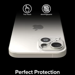 Folie Camera pentru iPhone 15 / 15 Plus (set 2) - Ringke Camera Protector Glass - Clear transparenta