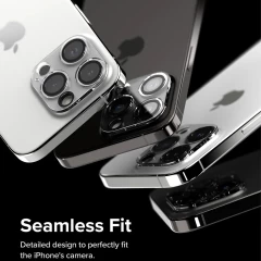 Folie Camera pentru iPhone 15 Pro Max (set 2) - Ringke Camera Protector Glass - Clear transparenta