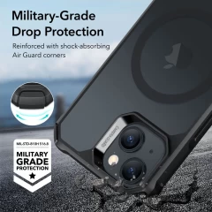 Husa pentru iPhone 15 - ESR Air Armor HaloLock - Frosted Black Negru