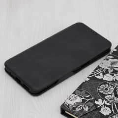 Husa pentru Motorola Moto E22s - Techsuit Safe Wallet Plus - Black Negru