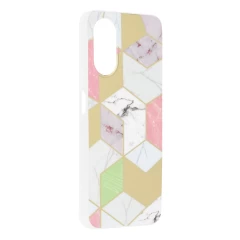 Husa pentru Oppo A17 - Techsuit Marble Series - Purple Hex Mov