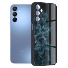 Husa pentru Samsung Galaxy A15 4G / A15 5G - Techsuit Glaze Series - Blue Nebula