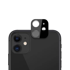 Folie Camera pentru iPhone 12 - Techsuit Full Camera Glass - Black Negru