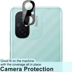 Folie Camera pentru Xiaomi Redmi 12C - Techsuit Full Camera Glass - Black Negru