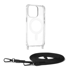 Husa pentru iPhone 13 Pro - Techsuit Acrylic MagSafe Crossbody - Black Negru