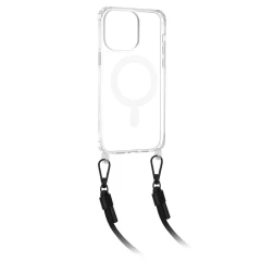 Husa pentru iPhone 13 Pro - Techsuit Acrylic MagSafe Crossbody - Black Negru