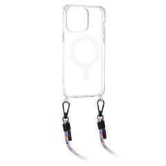 Husa pentru iPhone 14 Pro - Techsuit Acrylic MagSafe Crossbody - Colorful Multicolor
