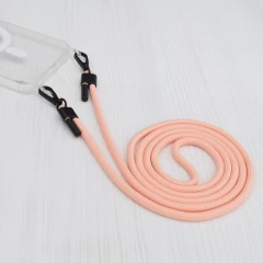 Husa pentru iPhone 15 Pro - Techsuit Acrylic MagSafe Crossbody - Pink Roz