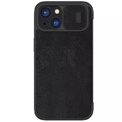 Husa pentru iPhone 15 - Nillkin QIN Leather Case - Black