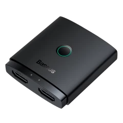 Adaptor HDMI la 2x HDMI, 4K@60Hz - Baseus (B01331105111-00) - Black Negru