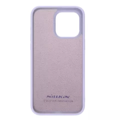 Husa pentru iPhone 15 Pro - Nillkin CamShield Silky MagSafe Silicone - Misty Purple Mov