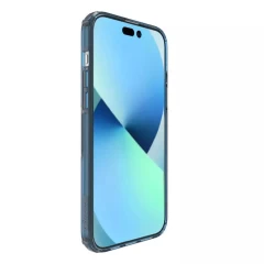 Husa pentru iPhone 15 - Nillkin Nature TPU MagSafe Case - Blue Albastru