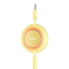 Cablu de Date Retractabil - Baseus Bright Mirror 2 (CAMJ010011) - Yellow Galben