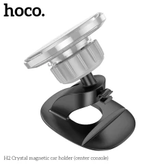 Suport Auto cu Magnet pentru Bord - Hoco (H2) - Space Gray Gri