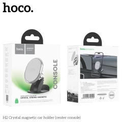 Suport Auto cu Magnet pentru Bord - Hoco (H2) - Space Gray Gri