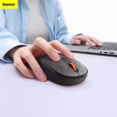 Mouse Fara Fir BT5.0, 2.4G, 1600 DPI - Baseus F01B (B01055503833-00) - Frosted Grey Gri