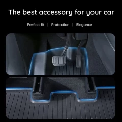 Covoare pentru Masina pentru Tesla Model 3 - Baseus (C20251300111-00) - Black Negru