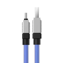 Cablu de Date USB la Type-C Super Fast Charging PD100W, 2m - Baseus CoolPlay Series (CAKW000703) - Blue Albastru
