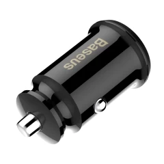Incarcator Auto USB, 5V, 3.1A - Baseus Grain (CCALL-ML01) - Black Negru