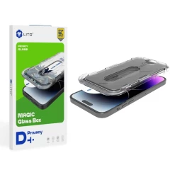 Folie pentru iPhone 13 Pro Max / 14 Plus - Lito Magic Glass Box D+ Tools - Privacy Privacy