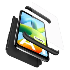 Husa pentru Xiaomi Redmi A1+ / A2+ Folie - GKK 360 - Black Negru