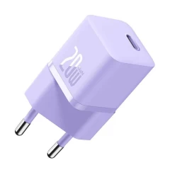 Incarcator Type-C, Fast Charging, GaN, 20W - Baseus (CCGN050105) - Purple Mov