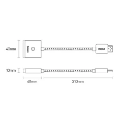 Adaptor HDMI la VGA, 1080P, 60Hz - Baseus Lite Series (WKQX010001) - Black Negru
