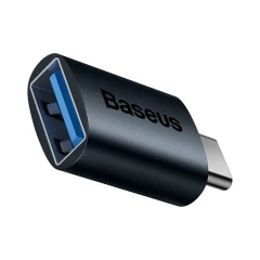 Adaptor Type-C to USB 3.2, 10 Gbps, cu OTG - Baseus Ingenuity Series (ZJJQ000003) - Blue Albastru