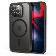 Husa pentru iPhone 15 Pro - ESR Classic Hybrid HaloLock - Frosted Black negru frost