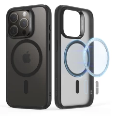 Husa pentru iPhone 15 Pro - ESR Classic Hybrid HaloLock - Frosted Black negru frost