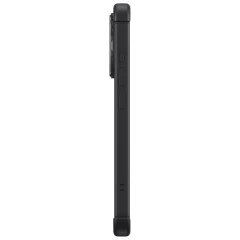 Husa pentru iPhone 15 Pro + Folie - ESR Armor Tough Kickstand HaloLock - Clear Black negru/transparenta
