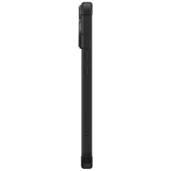 Husa pentru iPhone 15 Plus + Folie - ESR Armor Tough Kickstand HaloLock - Clear Black negru/transparenta